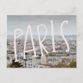 La vue sur Paris Carte postale (Devant)