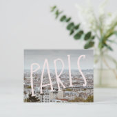 La vue sur Paris Carte postale (Debout devant)