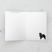 LA WATCHFUL ONE lisse bouw Carte de voeux pliée (Intérieur)