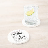 LA-waterpomp Zandsteen Onderzetter (Zijkant)