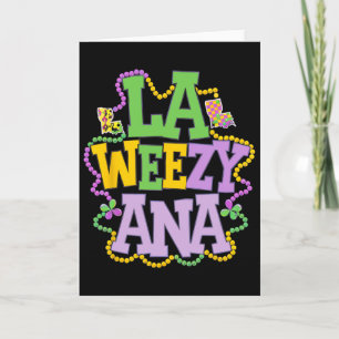 La Weezy Ana Carte de la Louisiane ludique avec fe