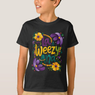 La Weezy Ana Mardi Gras kostuum New Orleans T-shirt