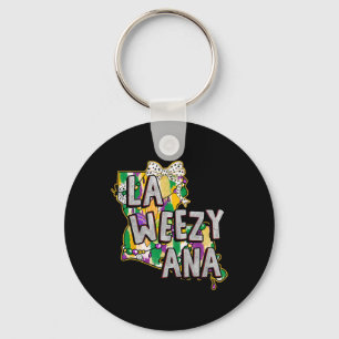 La Weezy Ana Mardi Gras Louisiana Fat Tuesdays Lou Sleutelhanger