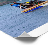 La Yukon River en radeau Poster (Hoek)