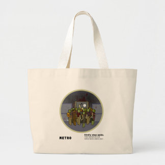 LA Zombie Metro Subway Satire Grote Tote Bag