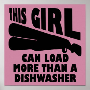 Laad Meer Dan Een Afwasmachine Poster