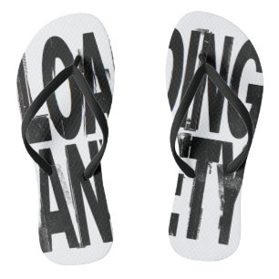 LAADANGST Glitch Brutalist Typografie Desi Teenslippers