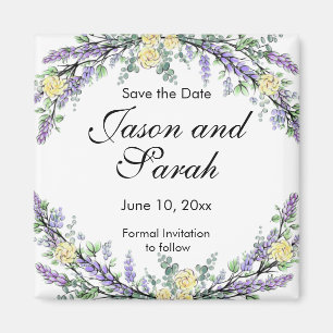 Laadbare eucalyptusgele roos magnet magneet