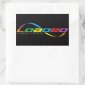 laadbeugels rechthoekige sticker (Tas)