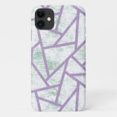 Laadbord en bleek groen mozaïekpatroon Case-Mate iPhone case (Achterkant)