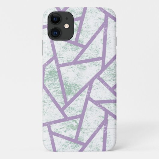 Laadbord en bleek groen mozaïekpatroon Case-Mate iPhone case (Achterkant)