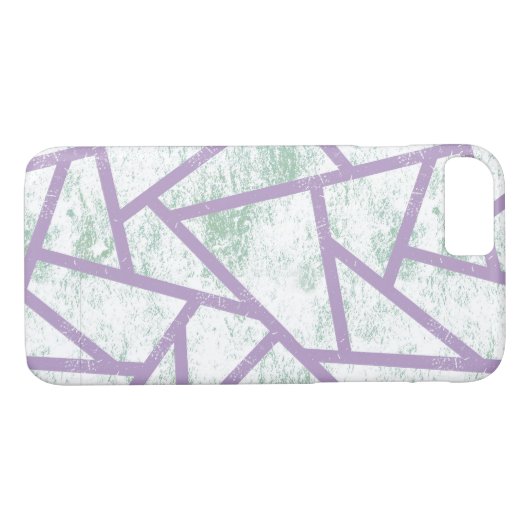 Laadbord en bleek groen mozaïekpatroon Case-Mate iPhone case (Achterkant (Horizontaal))