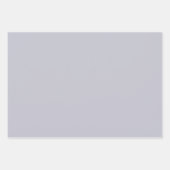 Laadgrijze vaste kleur inpakpapier vel (Voorkant)