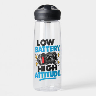 Laag Batterij Hoog Gebaar Grappige Acryl Water Waterfles
