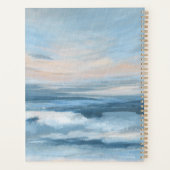 Laag getij - Abstract zeegezicht schilderij Planner (Achterkant)