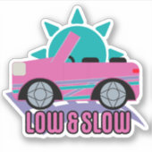 Laag & langzaam sticker (Voorkant)