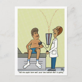 Laag natrium briefkaart