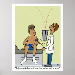 Laag natrium poster