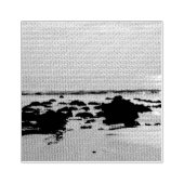 Laag water Topanga Beach Rubberstempel (Afrduk)