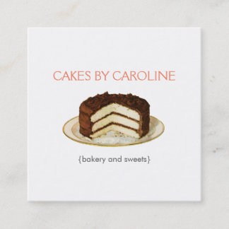 LaagCake Vierkante Visitekaartje