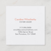 LaagCake Vierkante Visitekaartje (Achterkant)