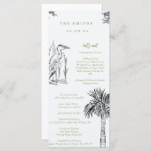 Laagland zuidelijk geïllustreerd menu (Voorkant / Achterkant)