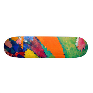 Laagpoly Red & Blue Skateboards 17¾"