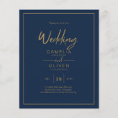 LAAGSTE BEGROTING Gold Text Script Elegant Moderne Flyer (Voorkant)