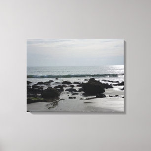 Laagste bovenhoek canvas afdruk