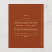 Laagste BUDGET GOUDEN TEXT Modern Save The Dates Flyer (Achterkant)