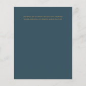 Laagste budget Pacock Blauwgroen Floral Wedding In (Achterkant)