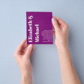 Laagste budgettaire moderne uitnodiging tot het in flyer (Hand)