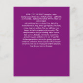 Laagste budgettaire moderne uitnodiging tot het in flyer (Achterkant)