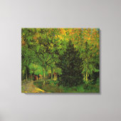Laan in de publieke tuin, Arles Canvas Afdruk (Voorkant)