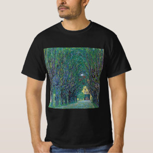 Laan in Schloss Kammer Park door Gustav Klimt T-shirt