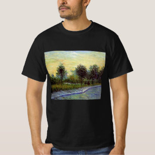 Laan in Voyer d'Argenson Park door Vincent van Gog T-shirt