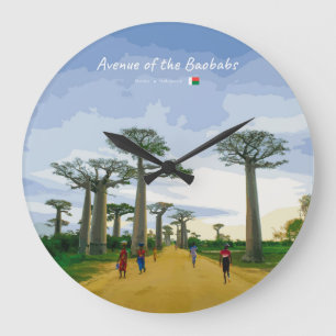 Laan van de Baobabs, Madagaskar - Landschap Grote Klok
