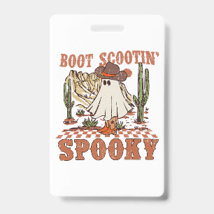 Laars Scootin Spooky Western Halloween Geest Spoke Badge