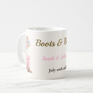 Laarzen & Bruisende Bruiloftsdouche Koffiemok