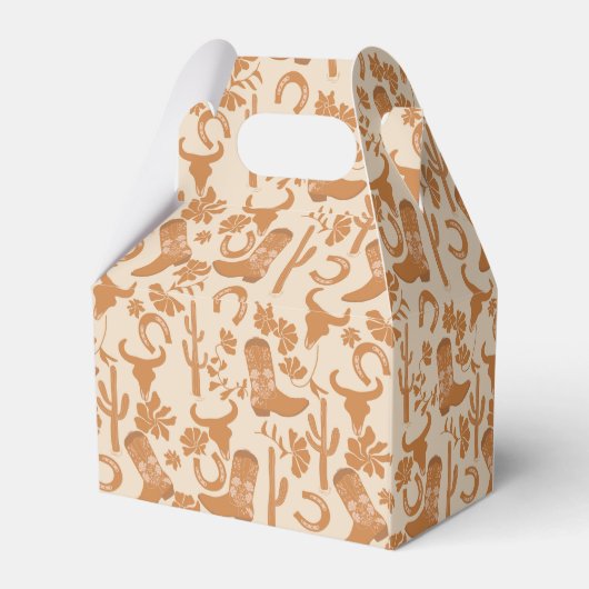 Laarzen Bruisende Rustieke Westerse Bruiloft  Bedankdoosjes (Achterkant)