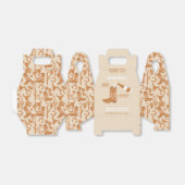 Laarzen Bruisende Rustieke Westerse Bruiloft Count Bedankdoosjes (Uitgevouwen)