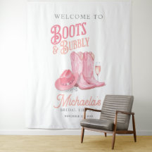 Laarzen & Bubbels Westerse Cowgirl Roze Bruidsdouc