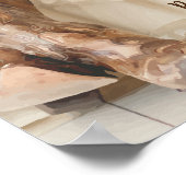 Laarzen & Bubbly Texas Bruid in Laarzen Bruiloft Poster (Hoek)