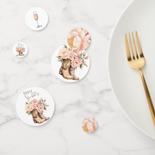 Laarzen en Bruisend Bruiloftsfeestconfetti Confetti (Groep)