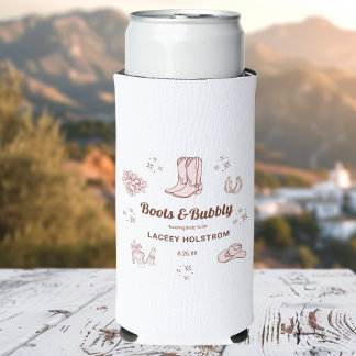 Laarzen en bubbels Cowgirl Bruiloftsfeest Favor