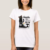 laarzen en katten T-Shirt (Voorkant)