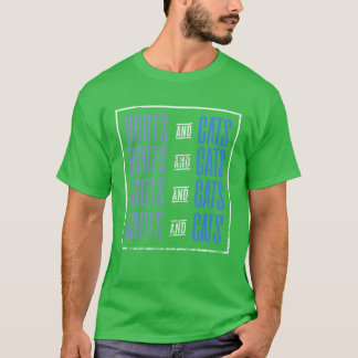 Laarzen en katten vriend t-shirt
