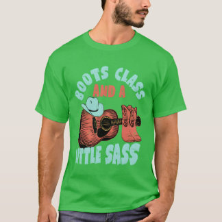 Laarzen, klasse en een beetje Sass Western Country T-shirt
