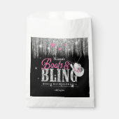 Laarzen 'n Bling Disco Bachelorette ID925 Bedankzakje (Voorkant)