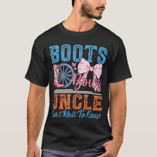 Laarzen Of Bogen Oom Houdt Van Jou Geslacht Onthul T-shirt